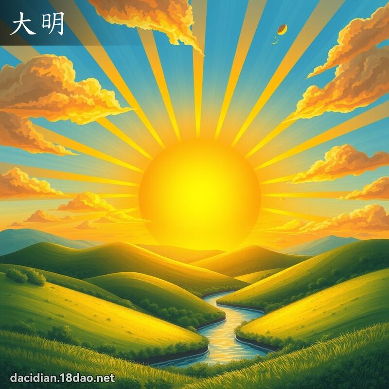 大明 - 國語大辭典配圖