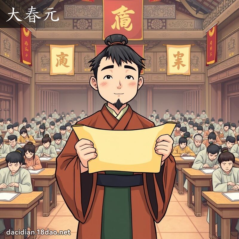 大春元 - 國語大辭典配圖
