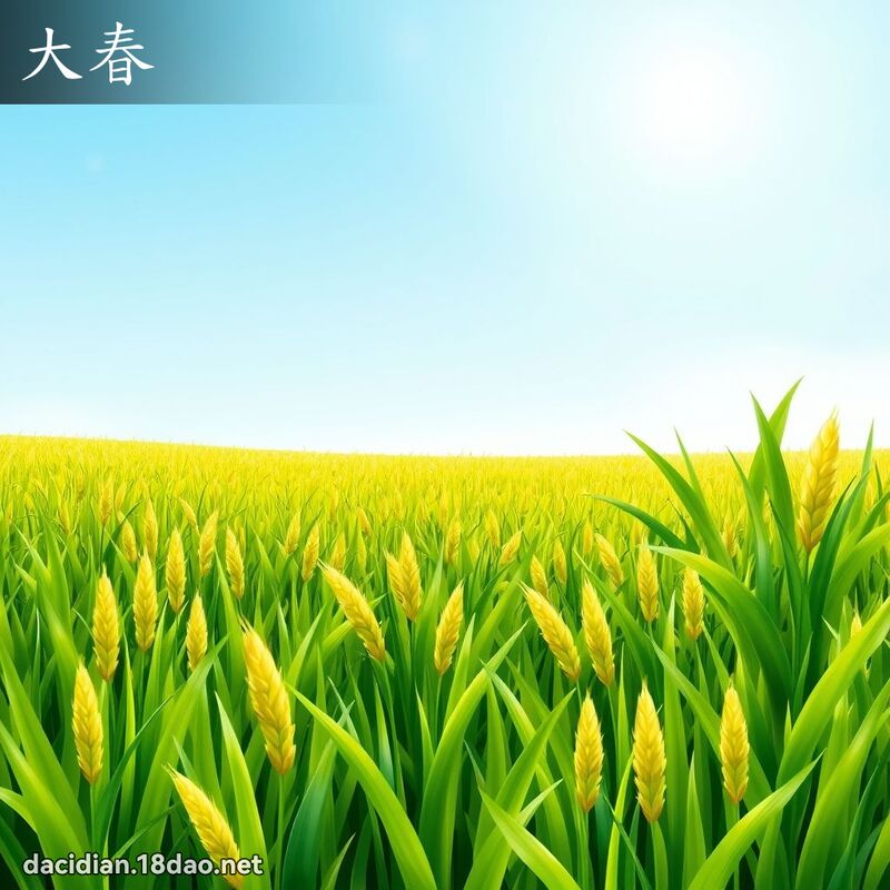 大春 - 國語大辭典配圖
