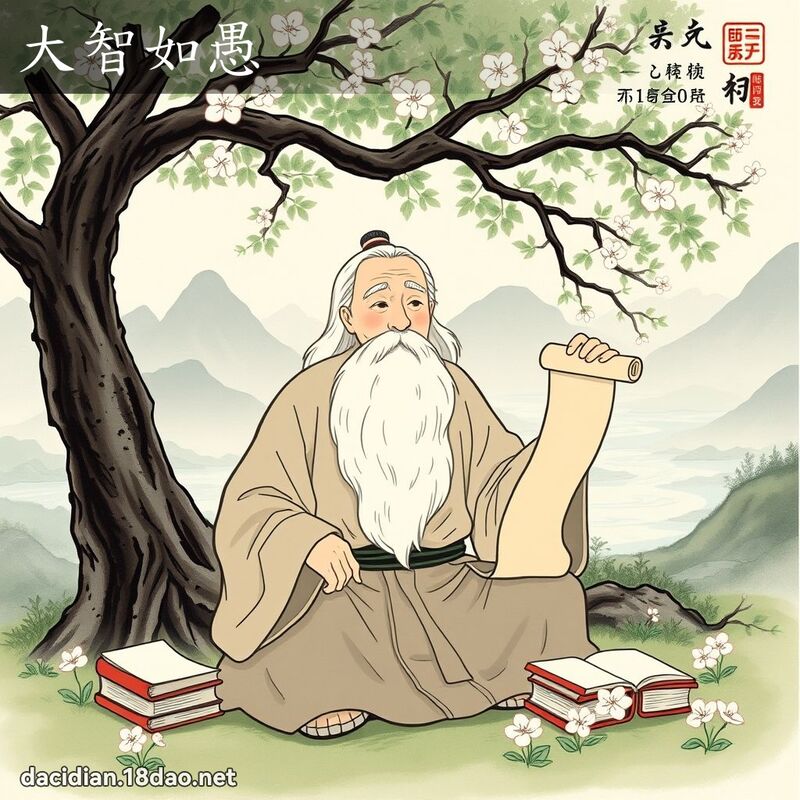 大智如愚 - 国语大辞典配图