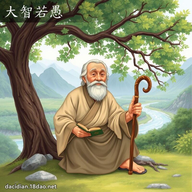 大智若愚 - 國語大辭典配圖