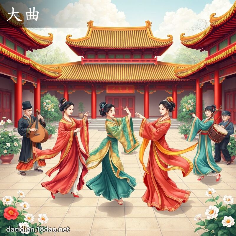 大曲 - 國語大辭典配圖