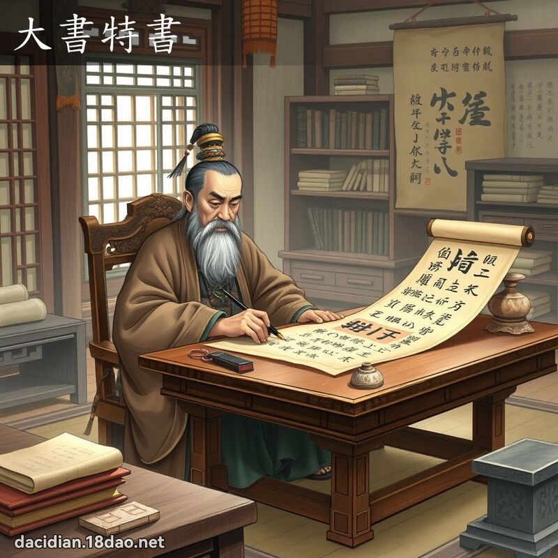 大书特书 - 国语大辞典配图