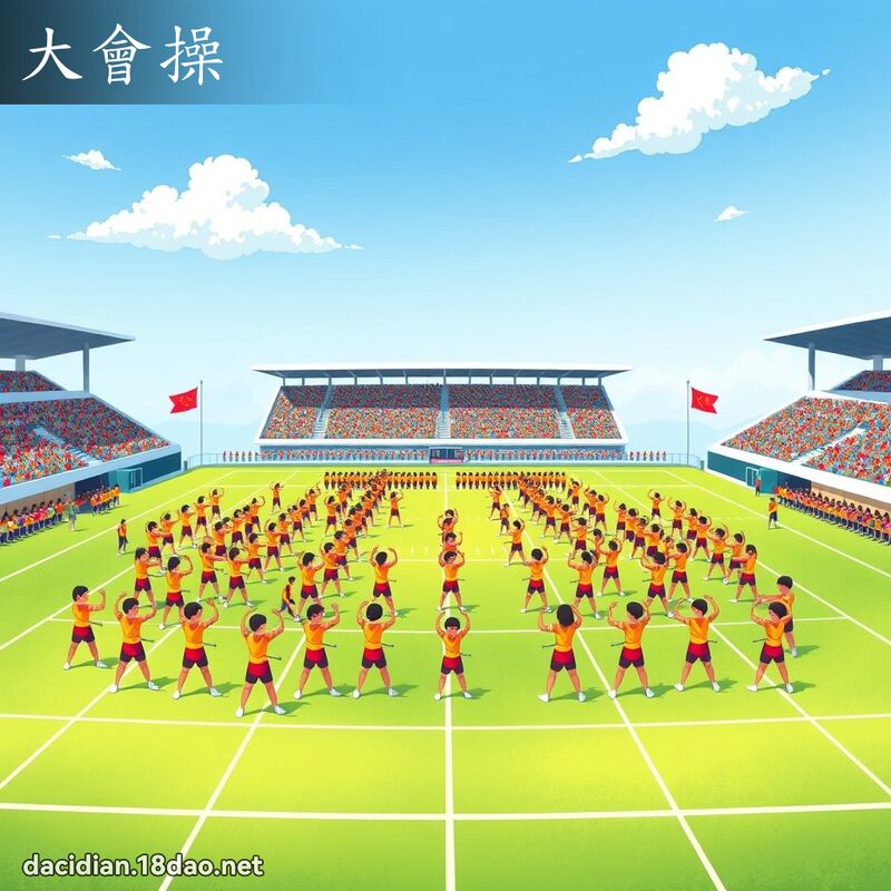 大會操 - 國語大辭典配圖