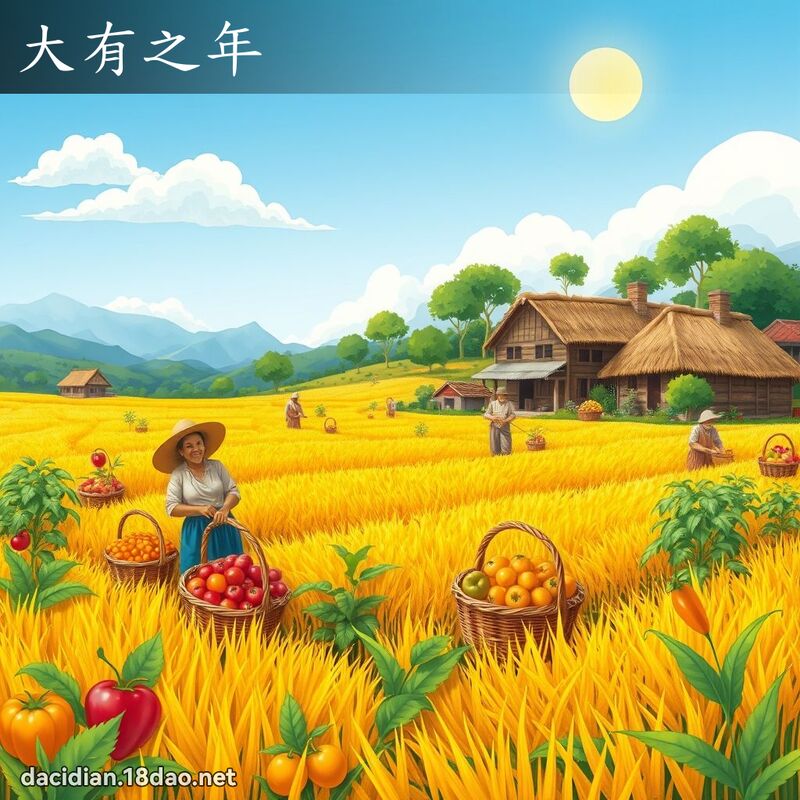 大有之年 - 國語大辭典配圖