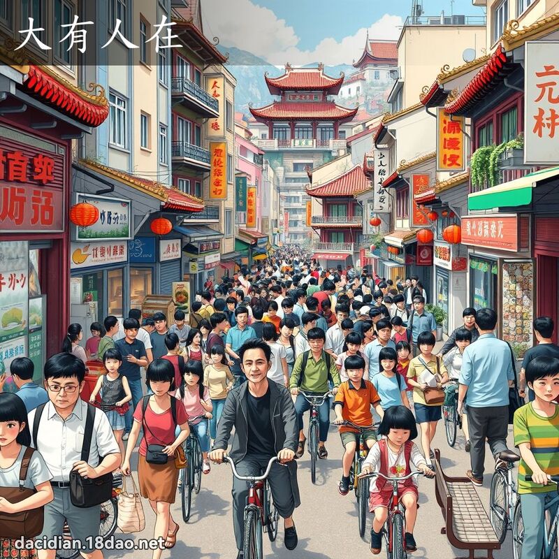大有人在 - 國語大辭典配圖