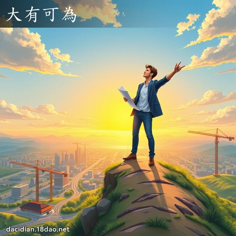 大有可為 - 國語大辭典配圖