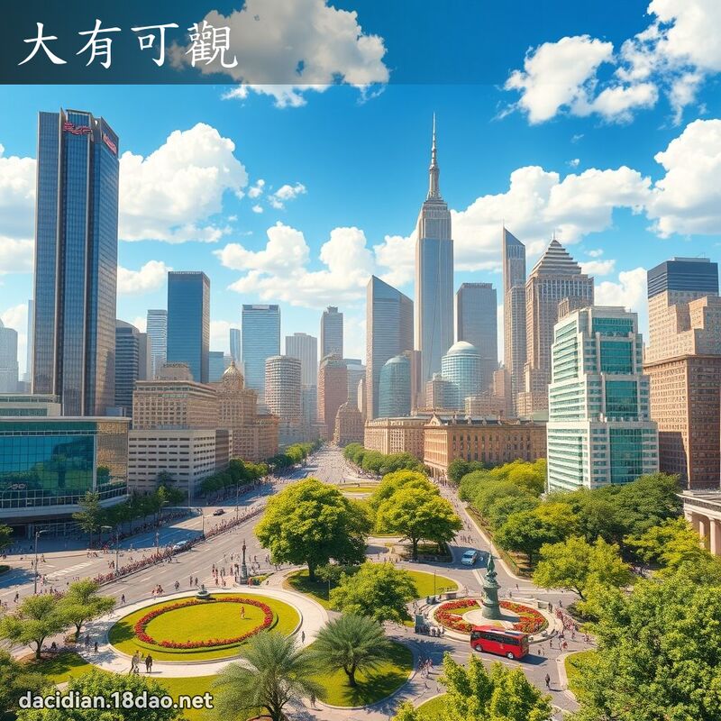 大有可觀 - 國語大辭典配圖