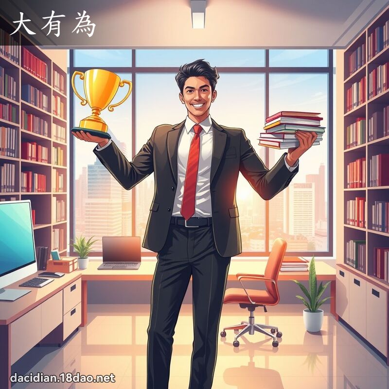 大有為 - 國語大辭典配圖