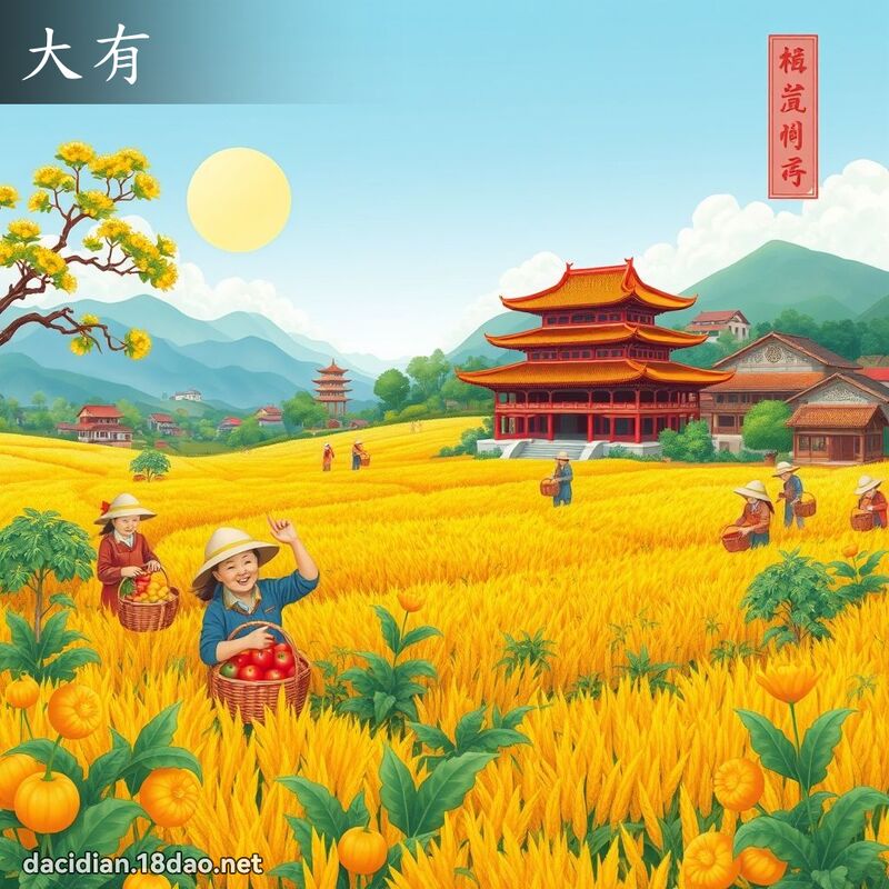大有 - 国语大辞典配图