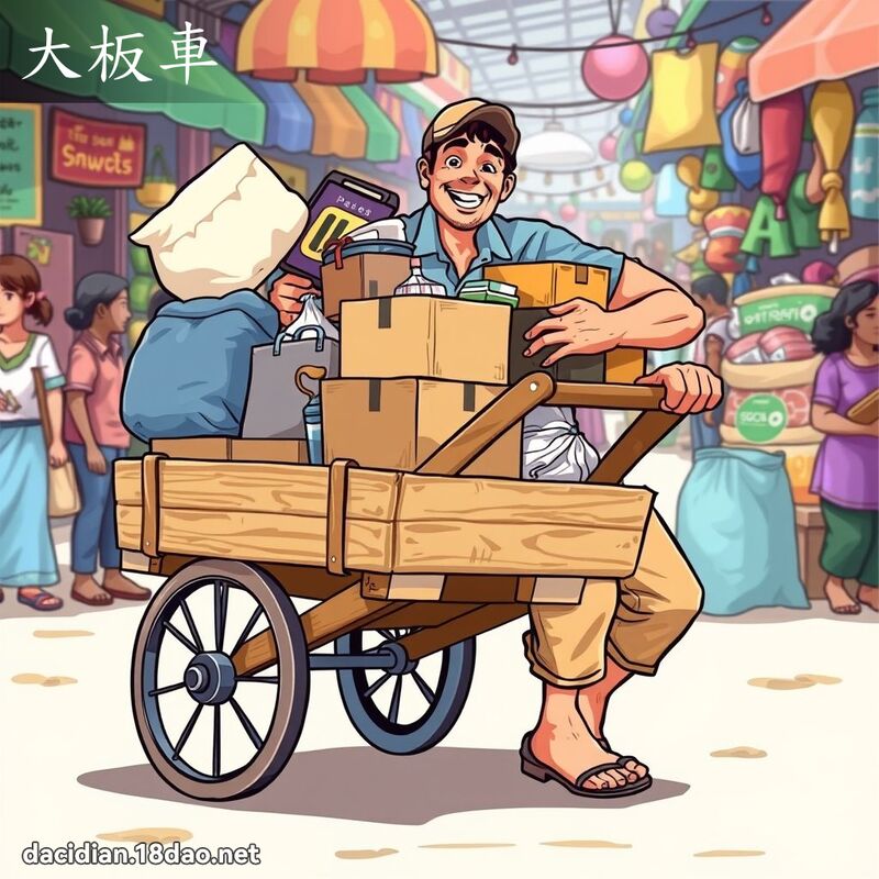 大板车 - 国语大辞典配图