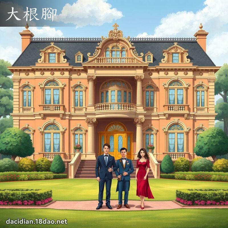 大根脚 - 国语大辞典配图