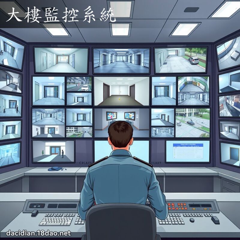 大樓監控系統 - 國語大辭典配圖