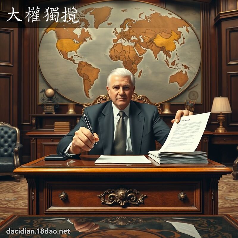 大权独揽 - 国语大辞典配图