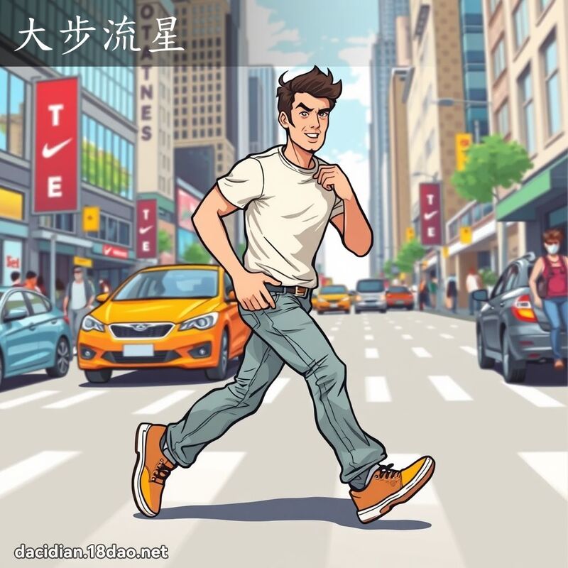 大步流星 - 國語大辭典配圖