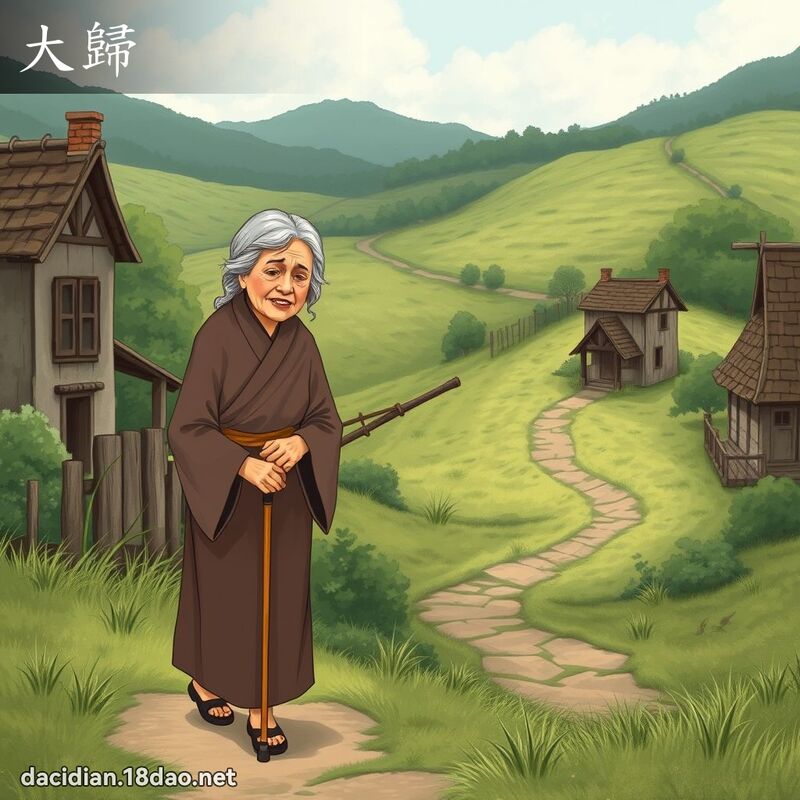 大归 - 国语大辞典配图
