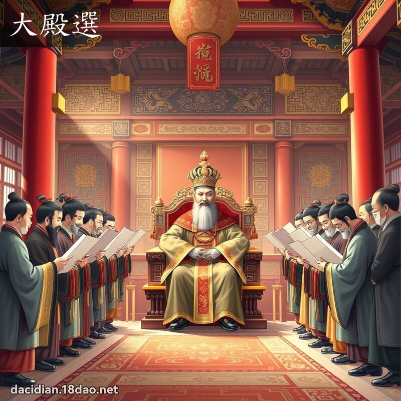 大殿选 - 国语大辞典配图