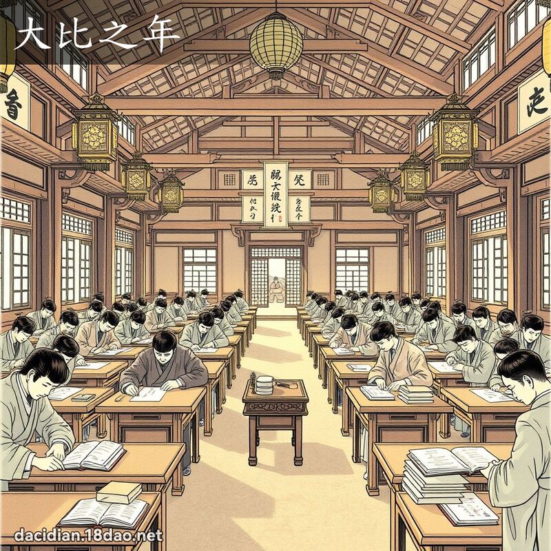 大比之年 - 國語大辭典配圖