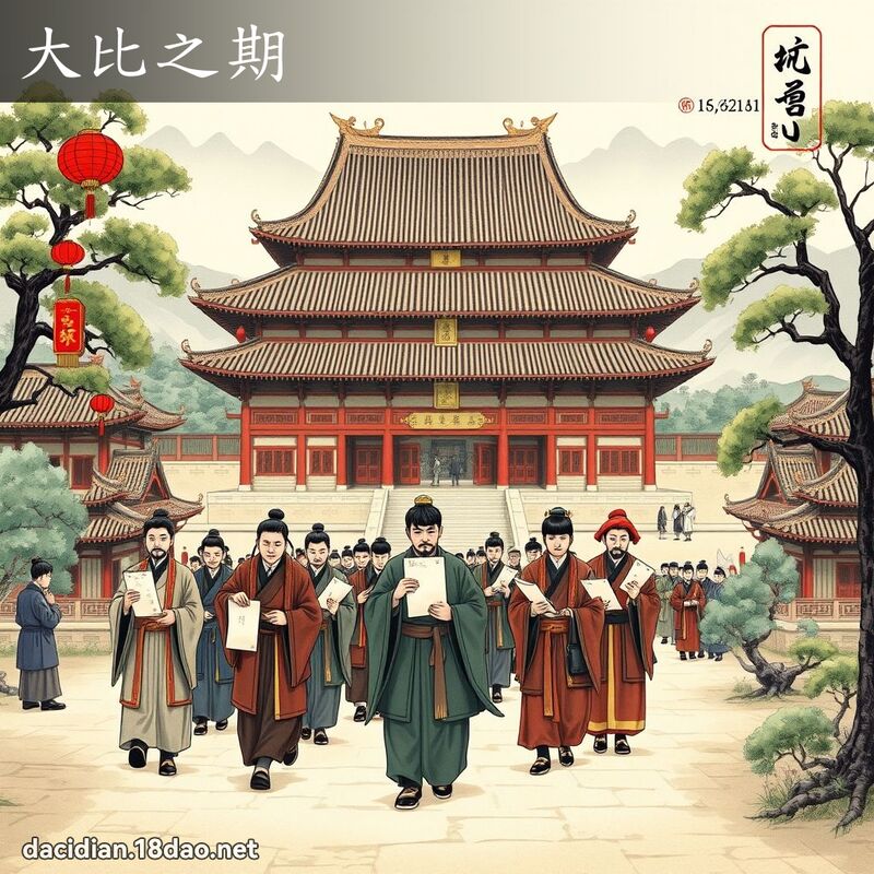 大比之期 - 國語大辭典配圖