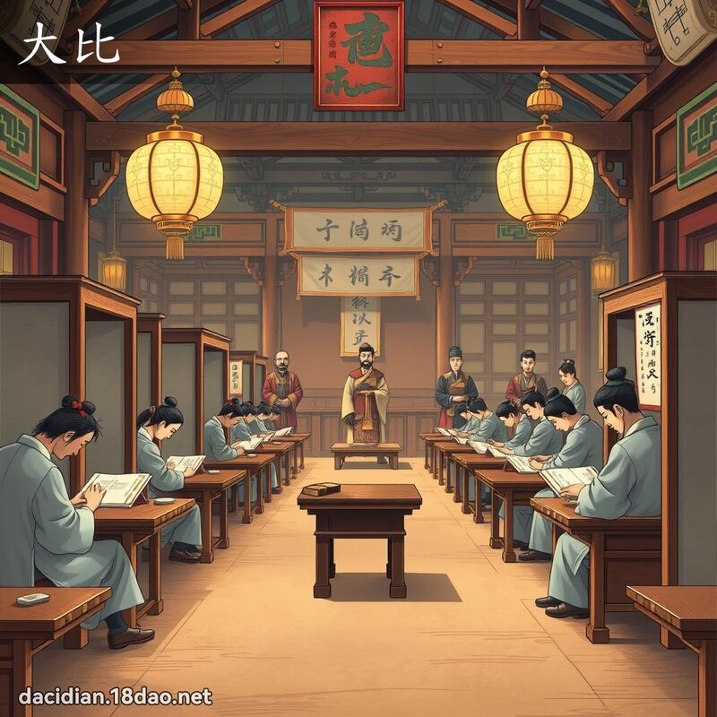大比 - 国语大辞典配图