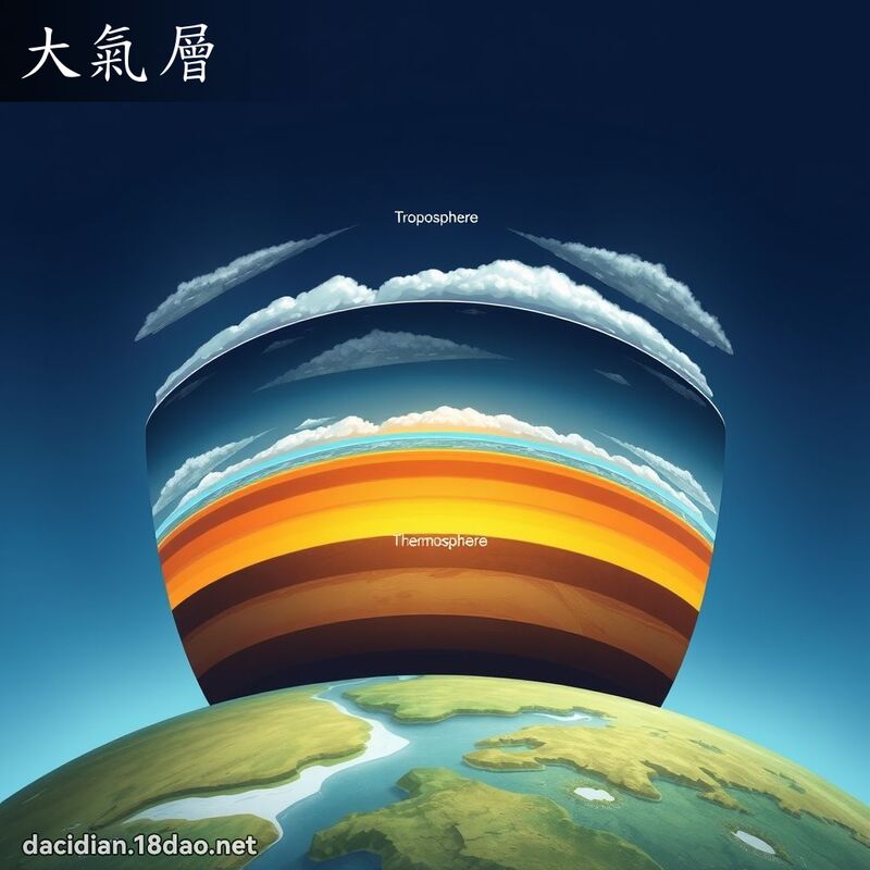 大气层 - 国语大辞典配图