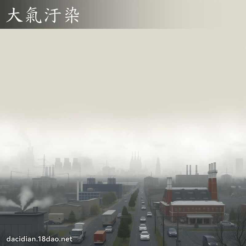大氣汙染 - 國語大辭典配圖