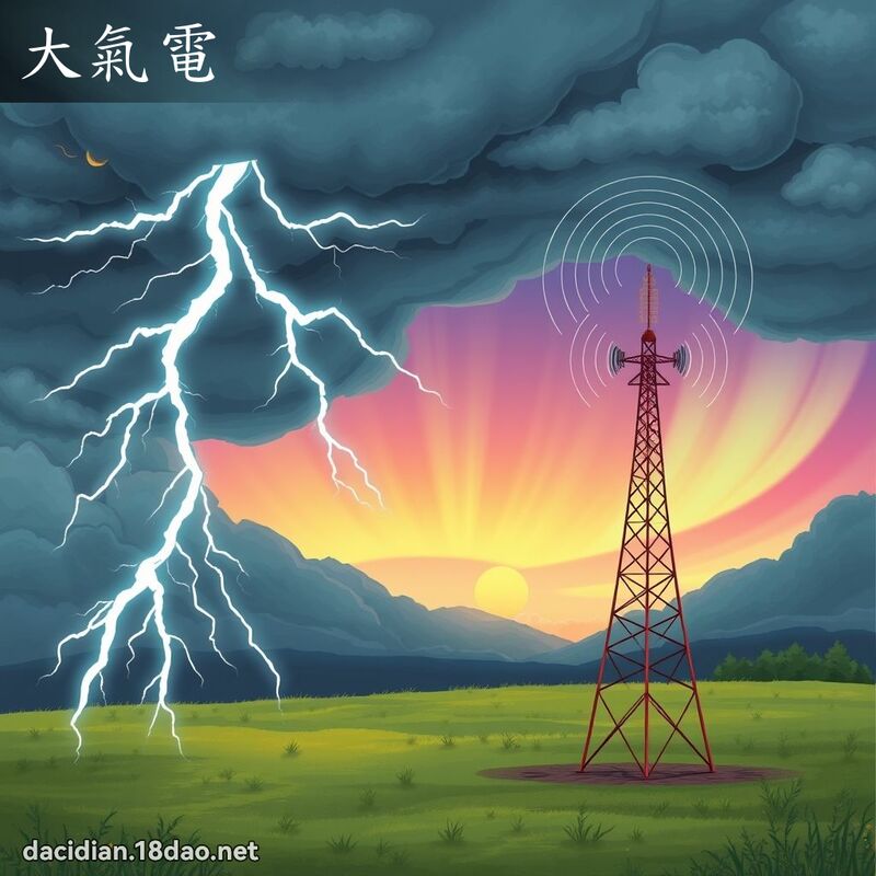 大氣電 - 國語大辭典配圖