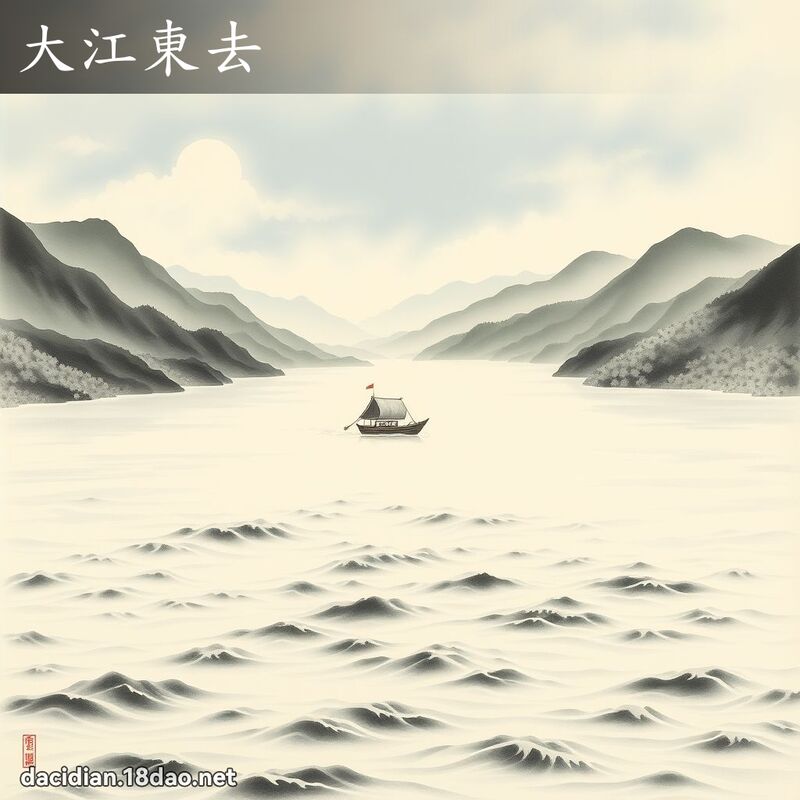 大江东去 - 国语大辞典配图