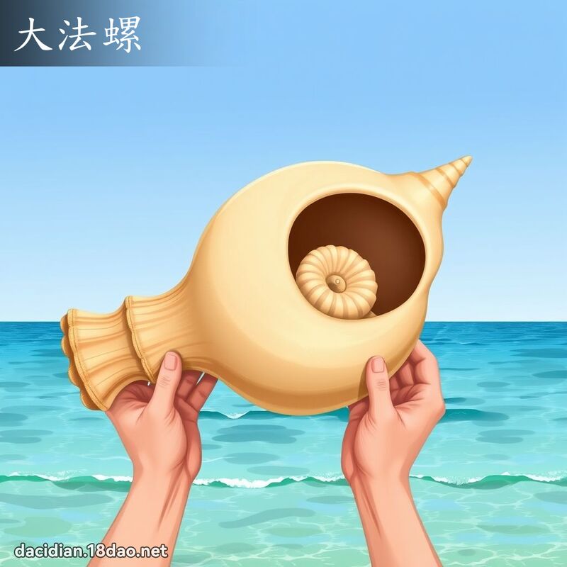 大法螺 - 国语大辞典配图