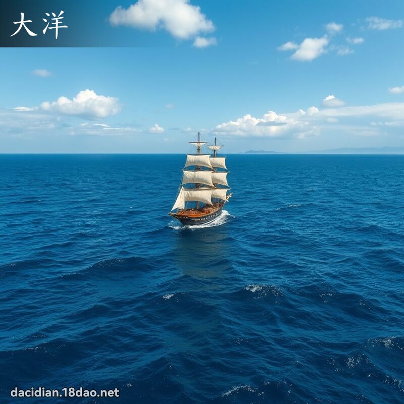大洋 - 國語大辭典配圖