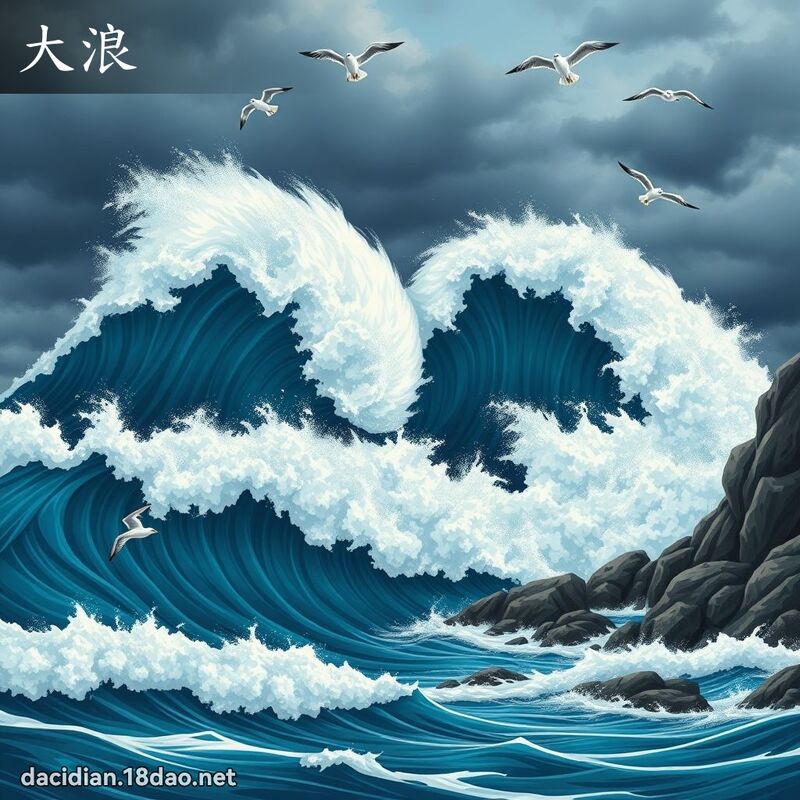 大浪 - 国语大辞典配图