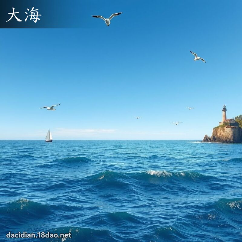 大海 - 國語大辭典配圖