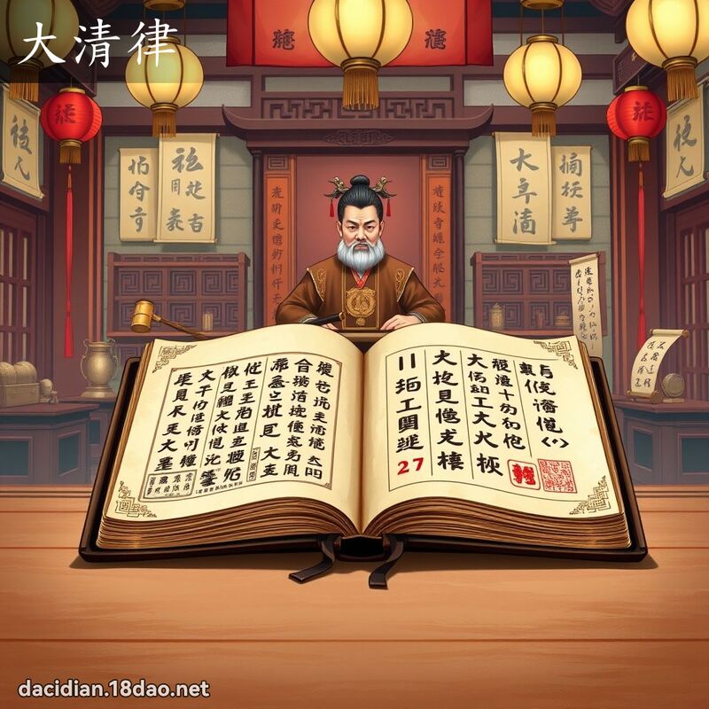 大清律 - 国语大辞典配图
