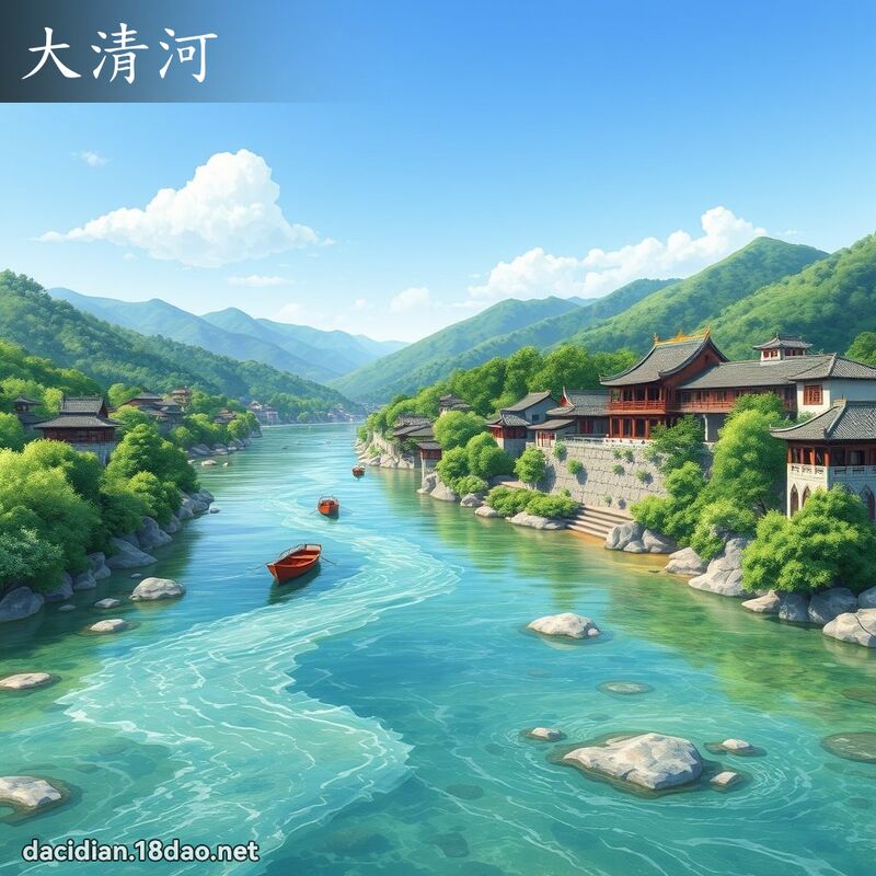 大清河 - 國語大辭典配圖