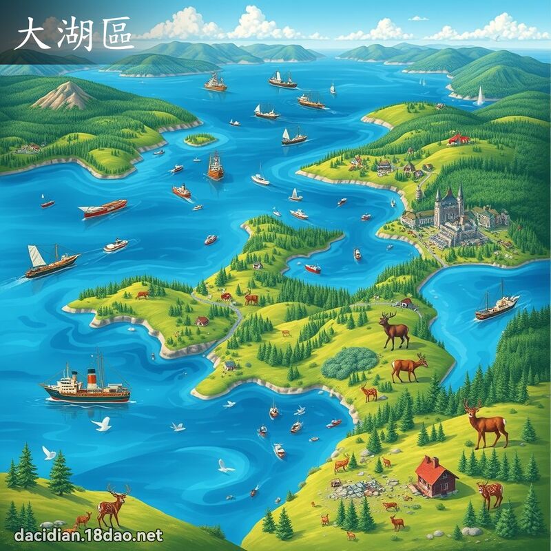 大湖區 - 國語大辭典配圖