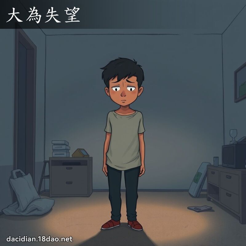 大为失望 - 国语大辞典配图