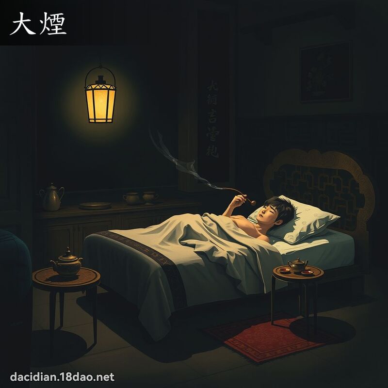 大煙 - 國語大辭典配圖