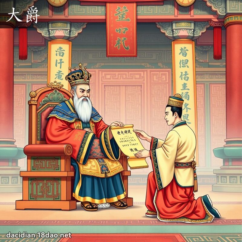 大爵 - 国语大辞典配图