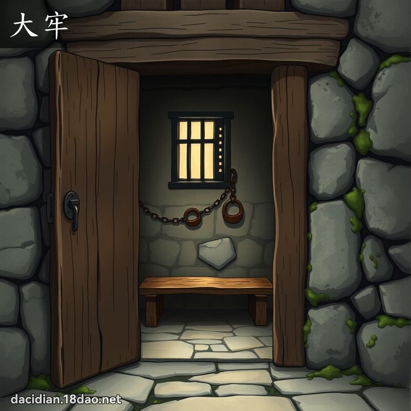 大牢 - 国语大辞典配图