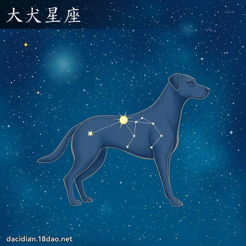 大犬星座 - 國語大辭典配圖