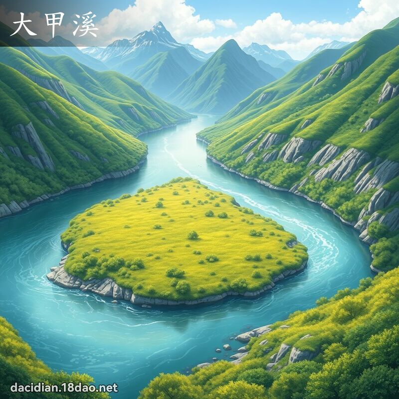 大甲溪 - 国语大辞典配图