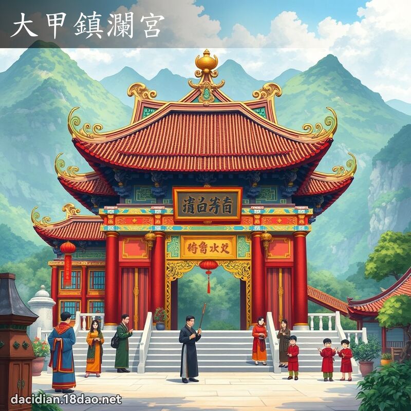 大甲镇澜宫 - 国语大辞典配图