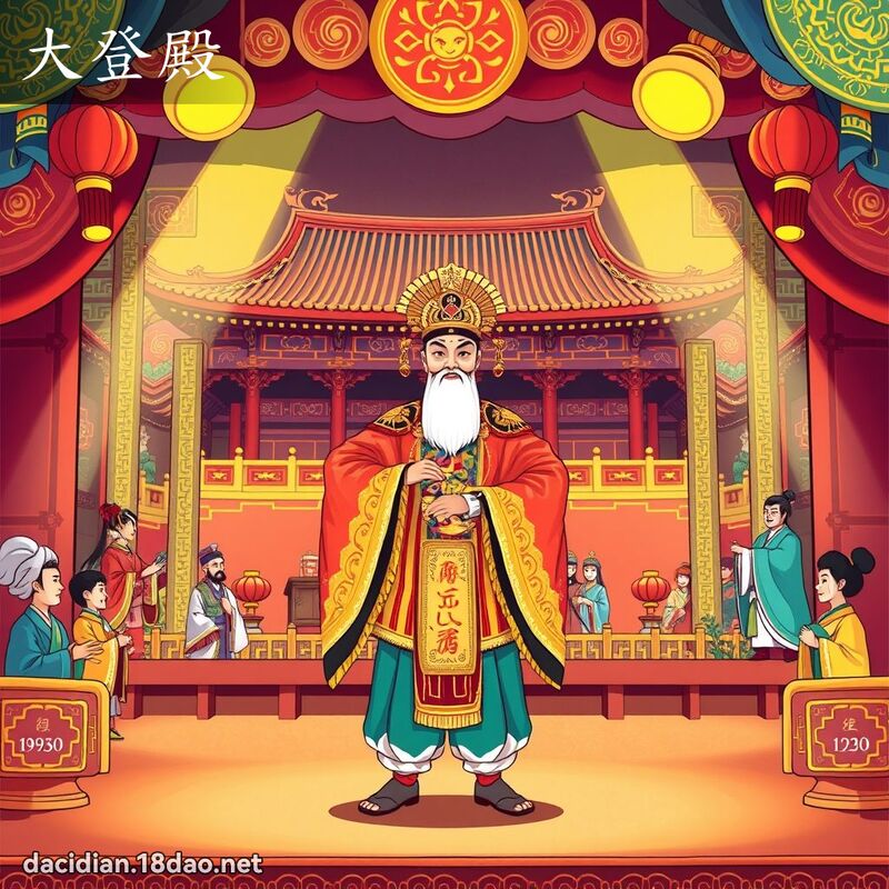 大登殿 - 國語大辭典配圖