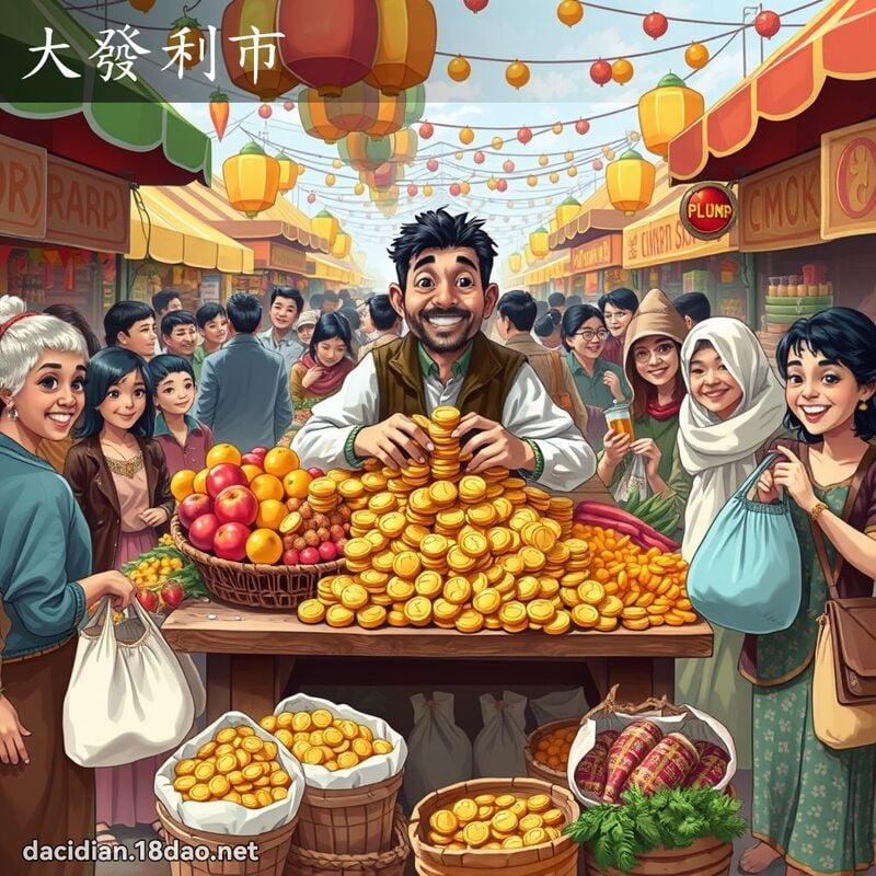 大發利市 - 國語大辭典配圖