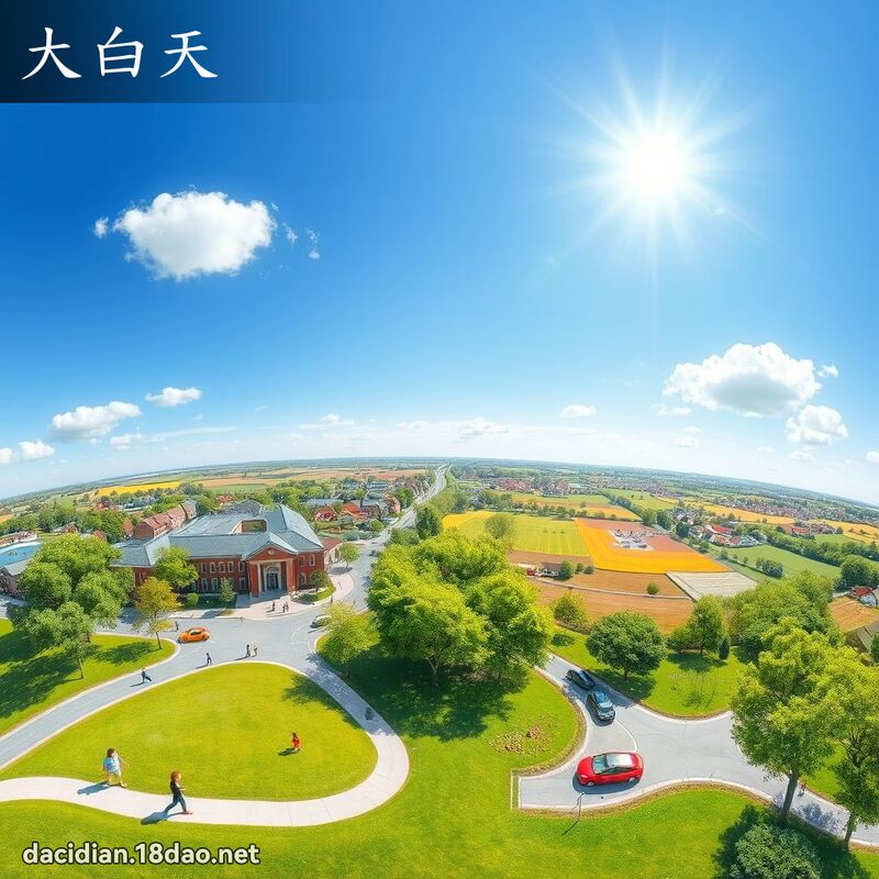 大白天 - 國語大辭典配圖