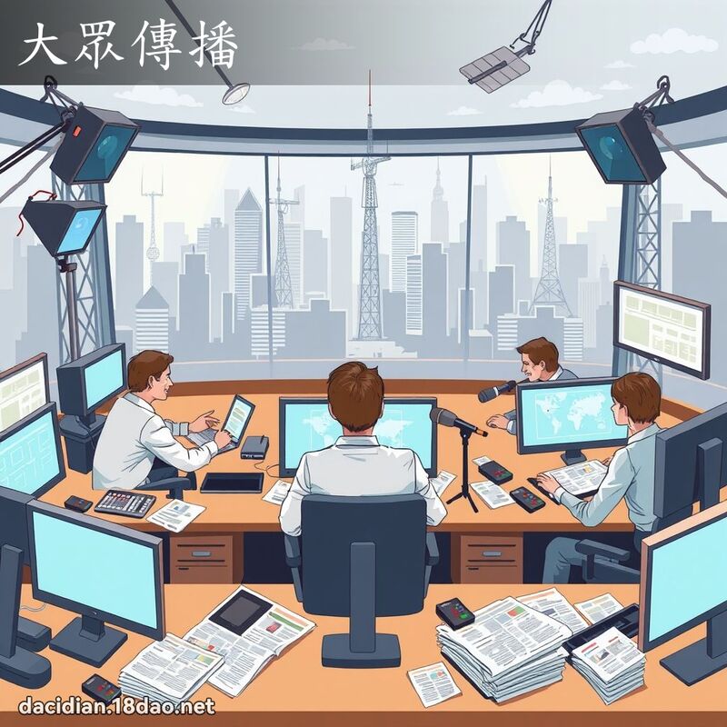 大眾传播 - 国语大辞典配图