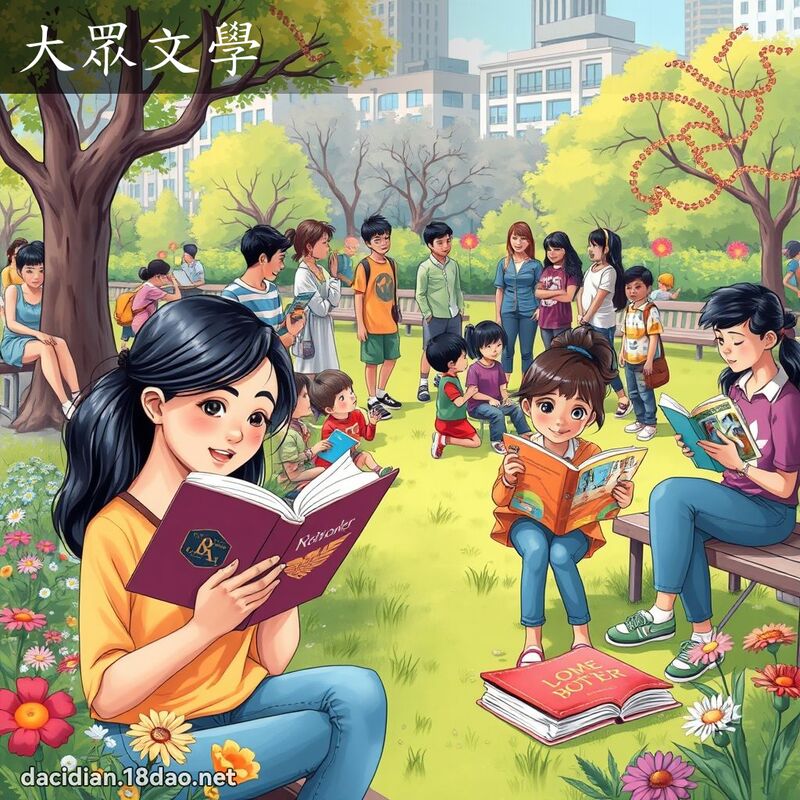 大眾文学 - 国语大辞典配图