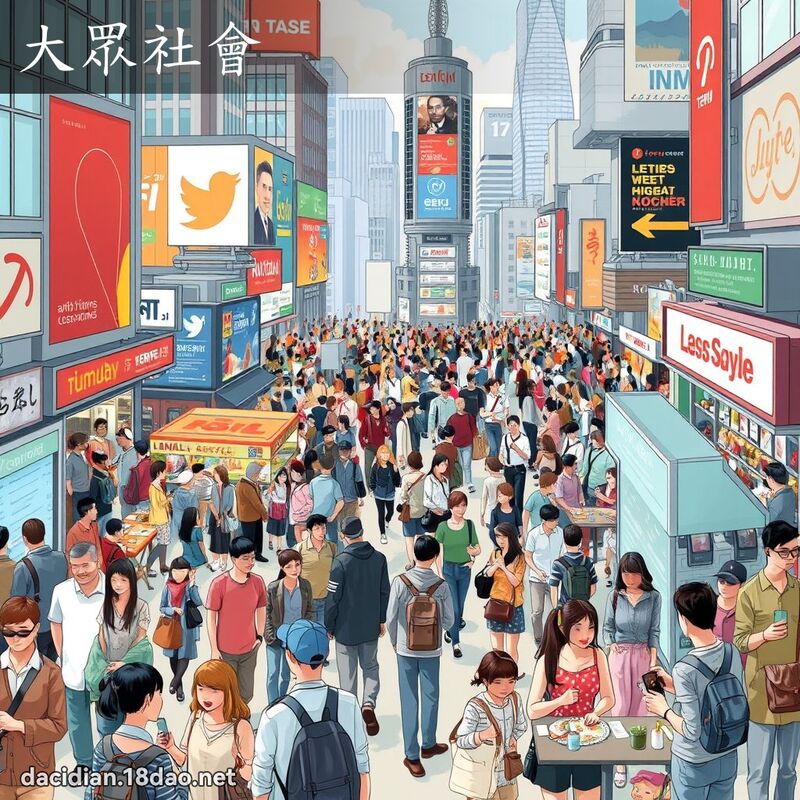 大眾社会 - 国语大辞典配图