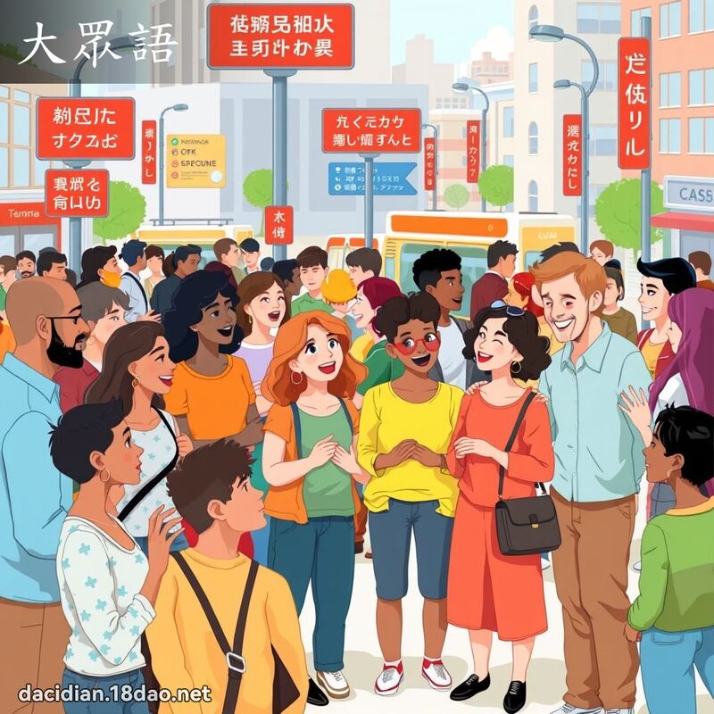 大眾语 - 国语大辞典配图