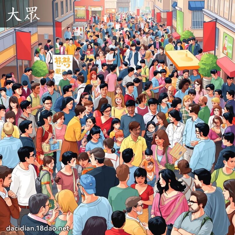 大眾 - 国语大辞典配图